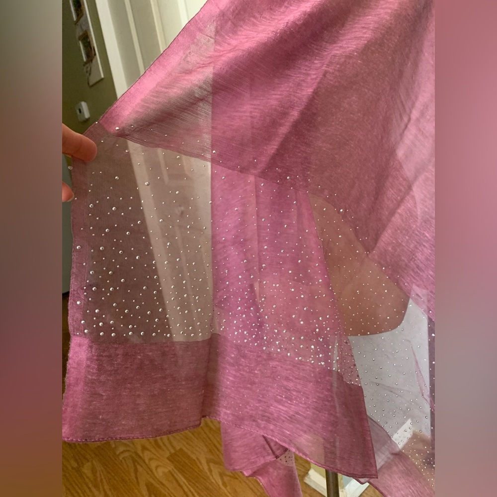 NWT Silk Cotton Mix Shawl Scarf - Picture 6 of 10